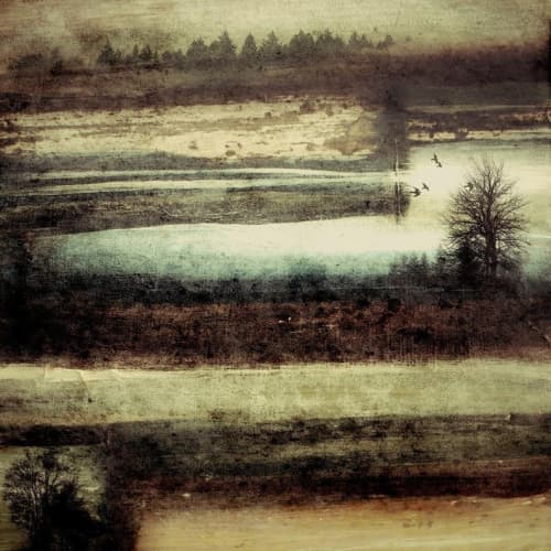 Mystical Forest | Oil And Acrylic Painting in Paintings by Irena Orlov. Item composed of canvas & synthetic