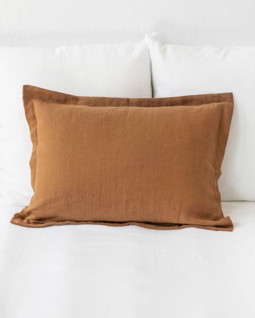 Linen Pillow Sham | Pillows by MagicLinen. Item made of fabric