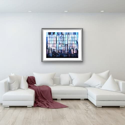 A New View - Photomontage | Photography by Beth Kerschen. Item composed of aluminum and paper