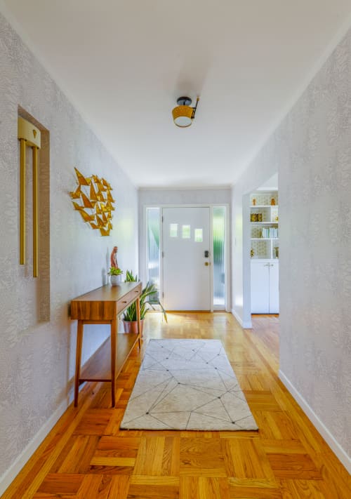 Metolius Mosaic Dot Wallpaper | Wall Treatments by Metolius. Item made of fabric with paper