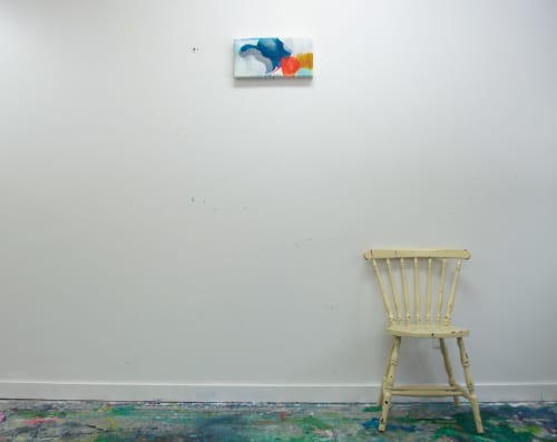 A Little Adventure | Oil And Acrylic Painting in Paintings by Claire Desjardins. Item composed of canvas and synthetic