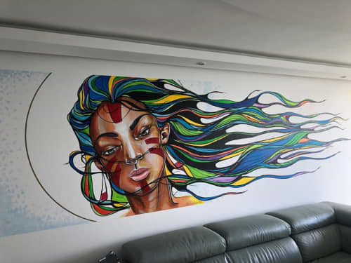 Indoor mural | Murals by Albertus Joseph. Item composed of synthetic