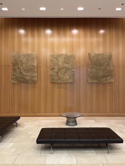 Milkweed Reliquary | Wall Sculpture in Wall Hangings by Brandin Hurley Studio | 737 North Michigan in Chicago. Item composed of brass in contemporary or japandi style