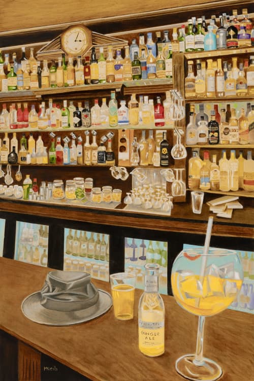 Cannons Gate Pub in Edinburgh | Oil And Acrylic Painting in Paintings by Michelle Keib Art. Item composed of paper in contemporary or country & farmhouse style