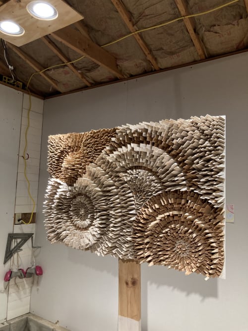 "Hilton 2.0 Project" 3D Wood Wall Art | Wall Sculpture in Wall Hangings by Gabriel Gaffney Smith. Item made of wood
