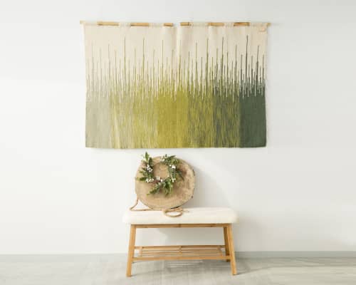 Verd - Modern Tapestry Wall Hanging by Lale Studio & Shop