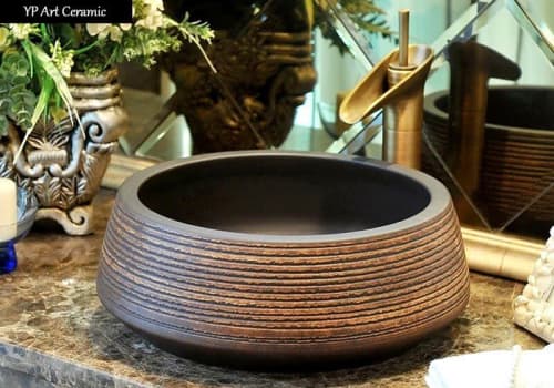 YP wash basin 1006 | Decorative Bowl in Decorative Objects by YP Art Ceramic. Item made of ceramic