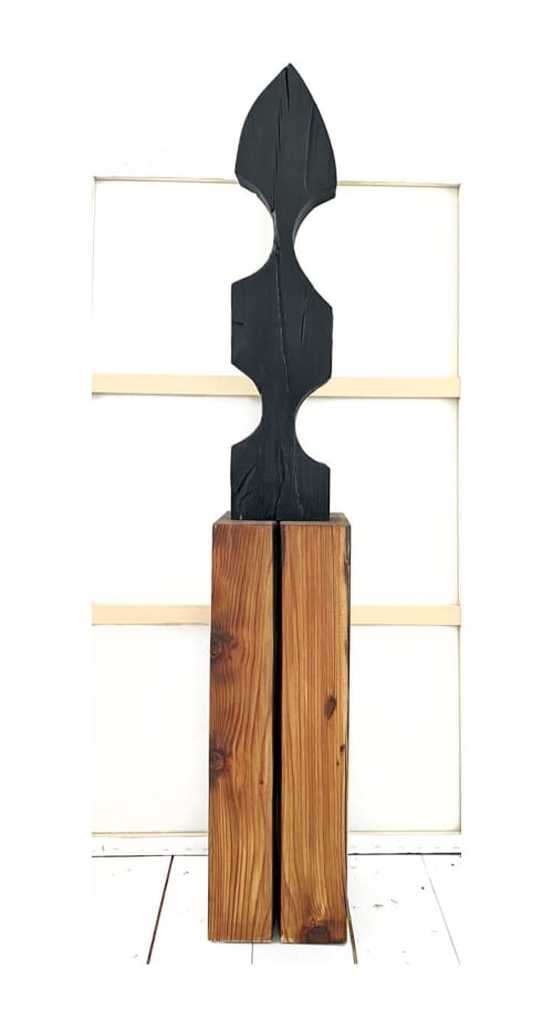 Untitled 87 | Sculptures by Neshka Krusche | Gallery Merrick in Victoria. Item made of oak wood