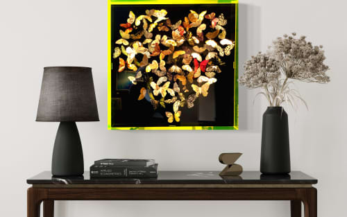 Black Gold | Mixed Media by Michael Olsen. Item made of synthetic