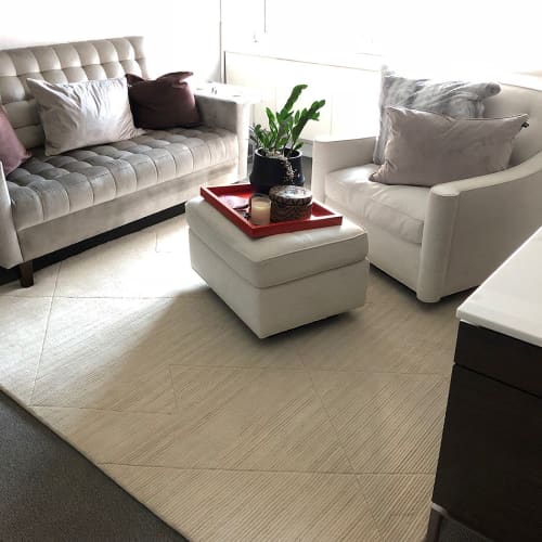 Microstripe Rug | Area Rug in Rugs by INIGO ELIZALDE RUGS. Item composed of fiber