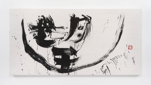Hope | Oil And Acrylic Painting in Paintings by SORA. Item made of wood with paper