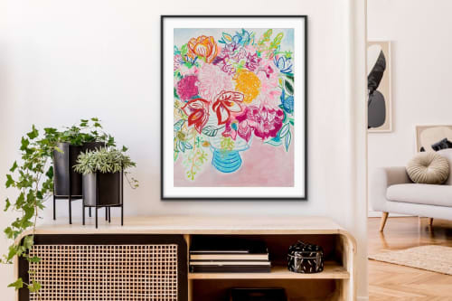 Flowers for Naima | Drawings by Fotini Christophillis. Item composed of paper