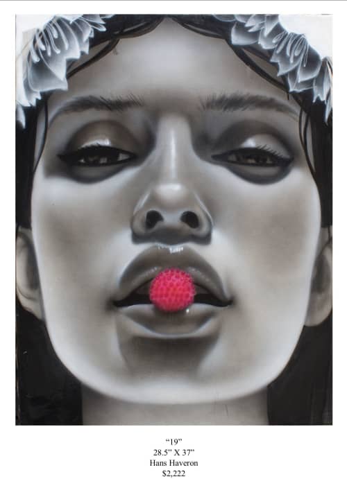 “Nineteen” | Oil And Acrylic Painting in Paintings by Hans Haveron. Item made of canvas compatible with contemporary style