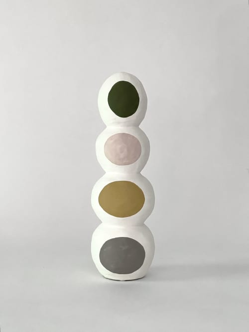 Dot Sculpture | Sculptures by Meg Morrison. Item made of ceramic compatible with boho and minimalism style