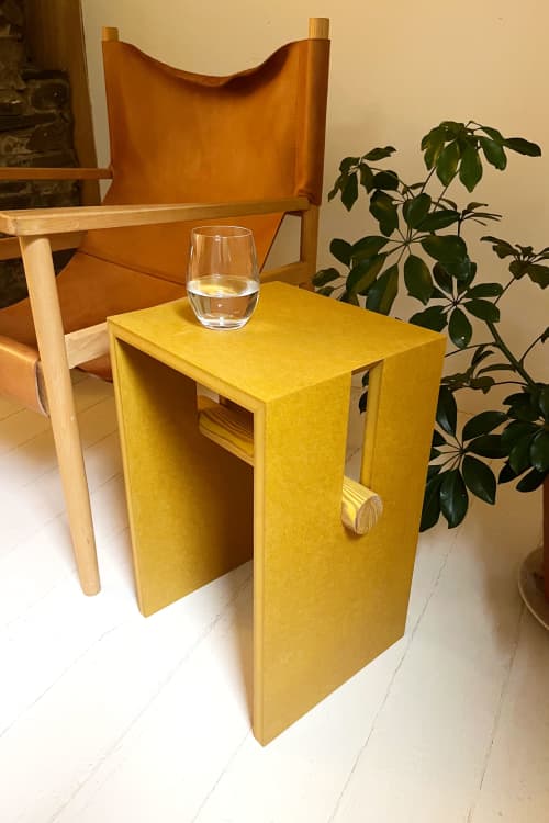 Support System Side Table | Tables by Companion Works. Item composed of maple wood in boho or minimalism style