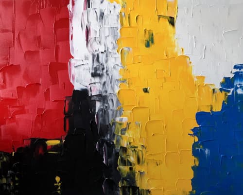 Colors | Oil And Acrylic Painting in Paintings by Hugo Auler Jr. Art. Item composed of canvas