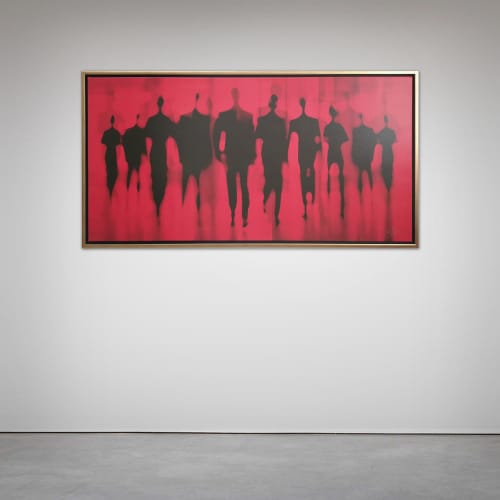 Human Blur R | Photography by Sven Pfrommer. Item composed of canvas in urban style