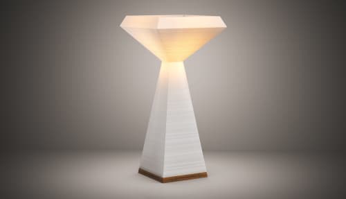 EOS Flare Table Lamp | Lamps by Model No.. Item made of wood with synthetic