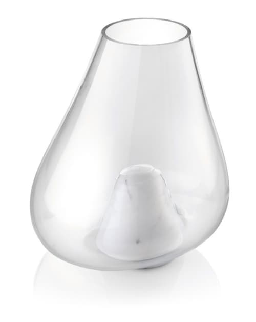 Cumuli A - trasparente | Vase in Vases & Vessels by gumdesign. Item made of marble with glass works with contemporary style