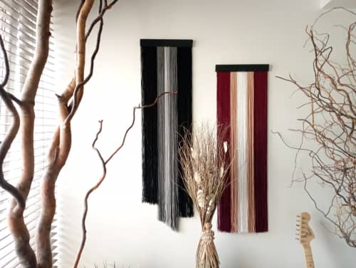 Wall décor ,textile wall art, Fiber art, wall art, yarn wall | Tapestry in Wall Hangings by Magdyss Boutique. Item composed of cotton and fiber in boho or contemporary style