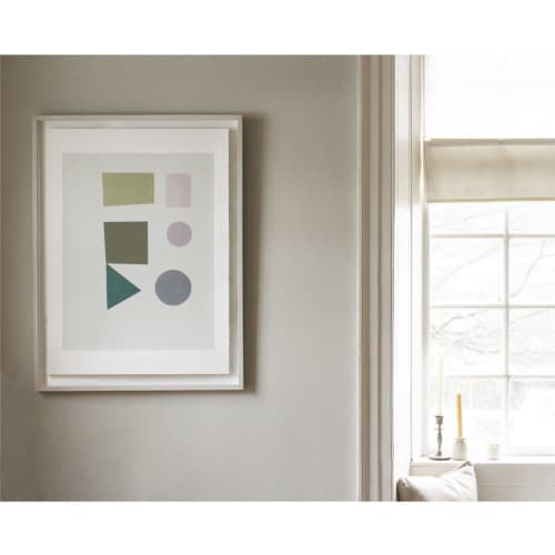 Frosted Panes - original handmade silkscreen print | Prints by Emma Lawrenson. Item composed of paper