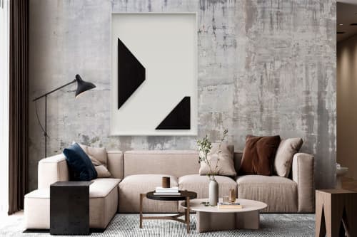 Memories #11 | Mixed Media by Cristian Stefanescu. Item composed of wood & paper compatible with minimalism and contemporary style