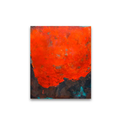New York Times Feature of Modern Home | Oil And Acrylic Painting in Paintings by Kim Fonder. Item made of synthetic