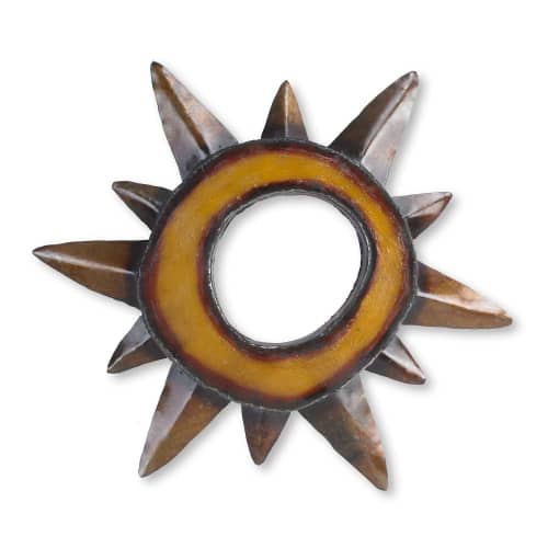 Sunshine | Wall Sculpture in Wall Hangings by Gatski Metal. Item composed of metal compatible with boho and country & farmhouse style