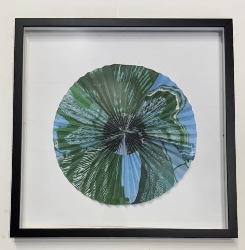 On Deck - Pleated Tale series, paper sculpture | Mixed Media by Ellen Schiffman