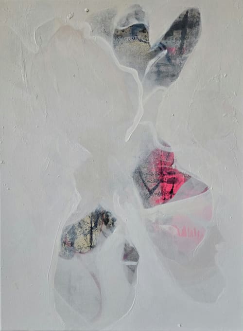 Journey Back | Oil And Acrylic Painting in Paintings by Joanna Cutri. Item composed of bamboo and canvas