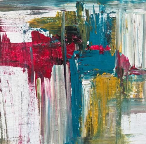 "Ductility" | Oil And Acrylic Painting in Paintings by Shirly Maimom Art. Item composed of canvas and synthetic