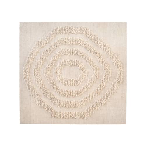 Agua Woven Wall Art | Wall Sculpture in Wall Hangings by Meso Goods. Item made of wood with wool works with contemporary style