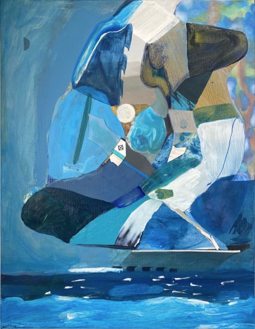 Waiting | Mixed Media in Paintings by Dyanna Dimick (DYD ART)