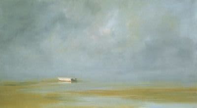 Anne Packard "Low Tide" | Oil And Acrylic Painting in Paintings by YJ Contemporary Fine Art. Item made of canvas