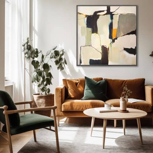 Lacuna - Fine Art Print on Canvas or Paper | Oil And Acrylic Painting in Paintings by Sarina Diakos Art. Item composed of canvas and paper