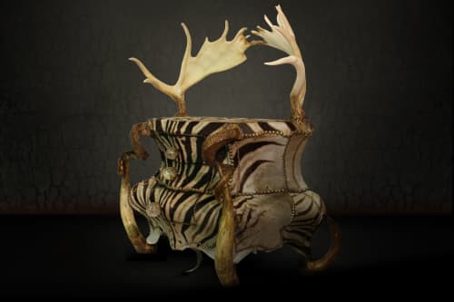KARABOSSE | Cabinet in Storage by Michel Haillard. Item composed of wood