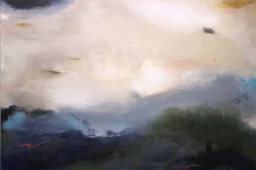 The Tempest | Oil And Acrylic Painting in Paintings by Rae Broyles Abstract Mixed Media | Asbury Methodist Village in Gaithersburg. Item made of canvas with synthetic