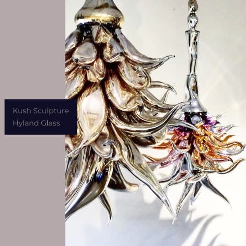 Kush Sculptures | Sculptures by Hyland Glass. Item composed of glass