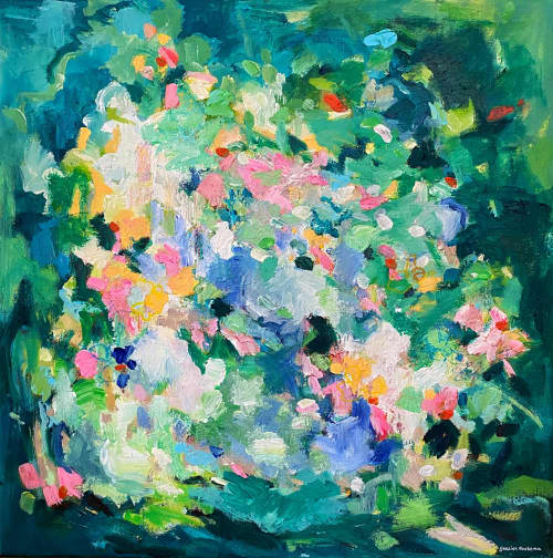 A touch of Spring | Oil And Acrylic Painting in Paintings by Art by Geesien Postema. Item made of canvas works with country & farmhouse & coastal style