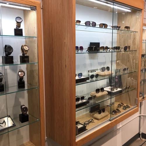 Display Cabinets | Storage by HerlanderArt | Probus in New York. Item made of oak wood