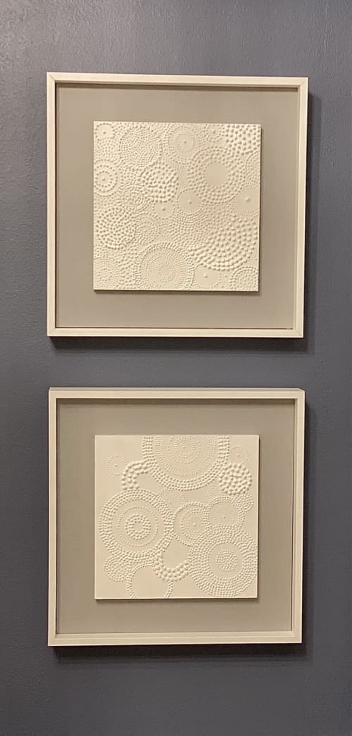 "Fireworks" Painting | Oil And Acrylic Painting in Paintings by Benna Holden. Item composed of wood and synthetic