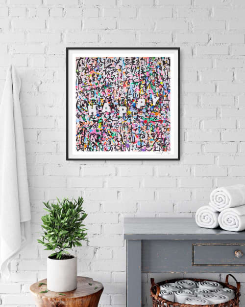 Happy II - Fine art Giclée print | Prints by Xiaoyang Galas. Item made of paper