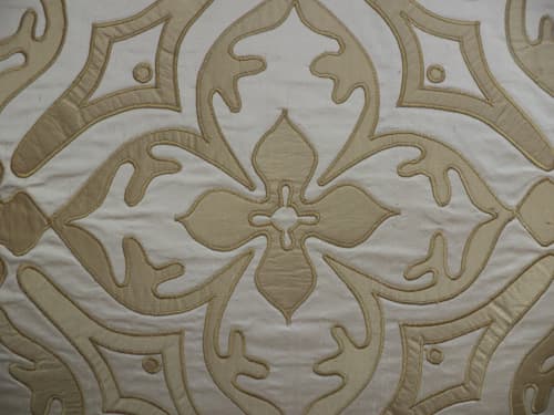 "Platinum Blonde" 20" sq. | Pillow in Pillows by APPLIQUE ARTISTRY. Item composed of fiber