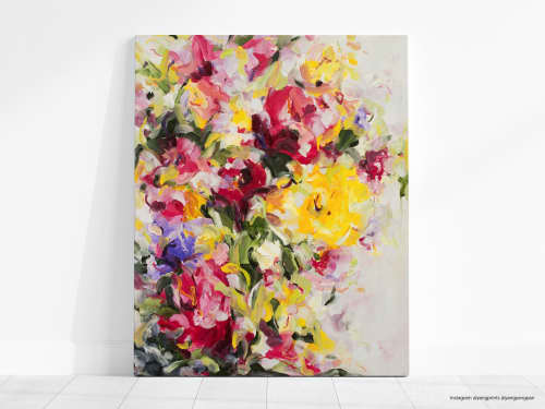Giclee Canvas Print - Bouquet | Prints by YANGYANG PAN