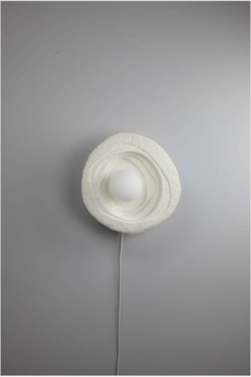 MushLume Terrace Sconce - Journey Inward Small | Sconces by MushLume Lighting. Item works with contemporary style