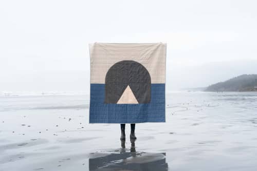 Sea Stack Quilt | Linens & Bedding by Vacilando Studios