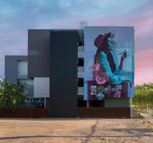 La Musa | Street Murals by Clyde. Item composed of synthetic