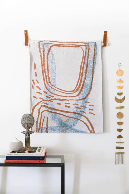 Topographic | Tapestry in Wall Hangings by k-apostrophe. Item made of fabric