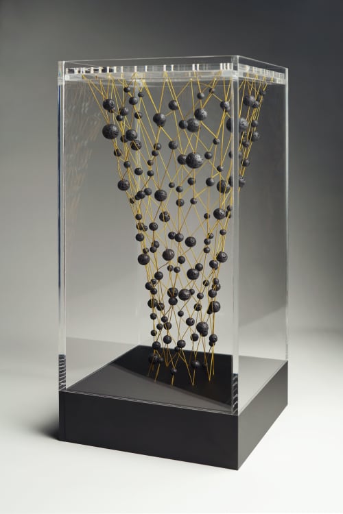 Nebula | Sculptures by Opus Art Projects. Item made of stone with fiber works with mid century modern & contemporary style