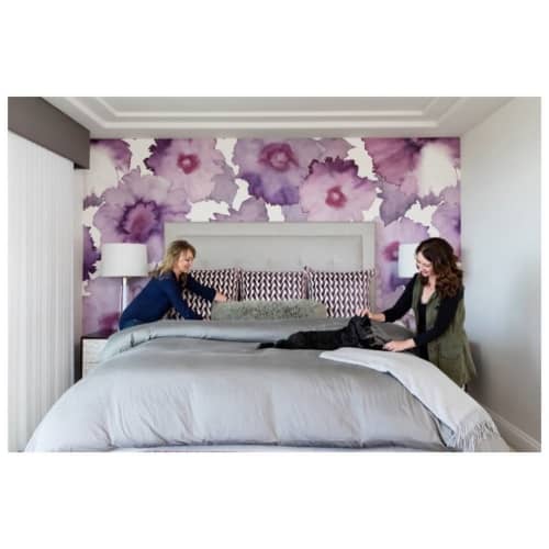 Bloom in Fuchsia by Phillip Jeffries | Wescover Wallpaper